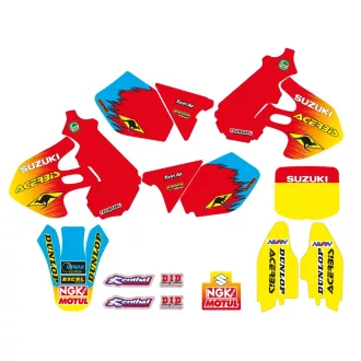   Suzuki blackbird matrica szett burkolatra rm 125/250 '96 - '00 replica team 1999