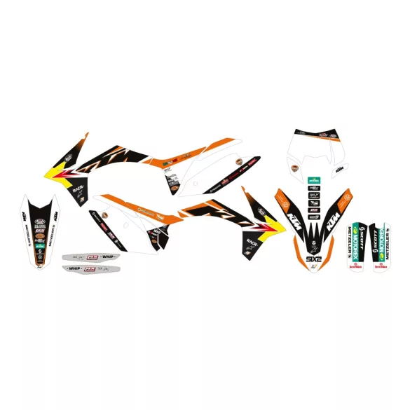 Blackbird matricaszett KTM SX/SXF '11-'12, EXC/EXCF '12-'13 REPLICA TROPHY motorokhoz