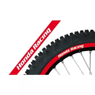 Honda blackbird felni matrica szett, piros