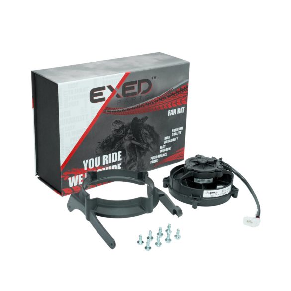 Exed Parts™ – Original SPAL ventillátor  Kit for KTM / Husqvarna / GasGas TBI models, Dirt Bike Models from 2024, 2+4 Stroke 