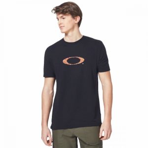 OAKLEY  POP ELLIPSE  FFI T-SHIRT, FEKETE