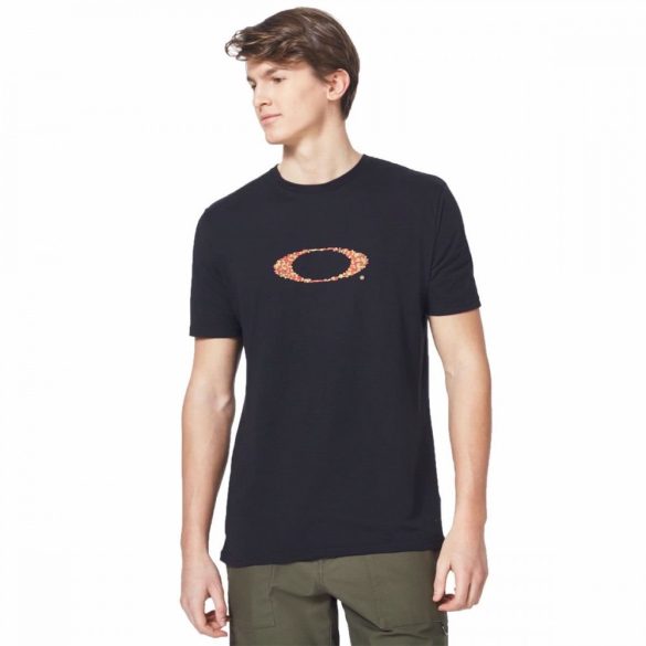 OAKLEY  POP ELLIPSE  FFI T-SHIRT, FEKETE