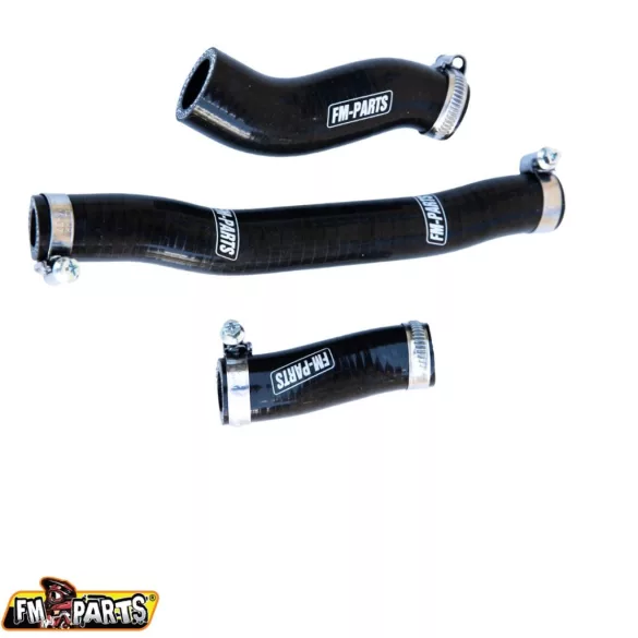 Fm-Parts szilikon hűtővízcső készlet KTM/HSQ 250/300 2017-2019 fekete