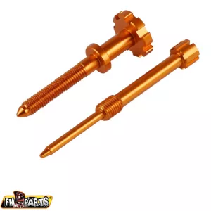 Fm-Parts üzemanyagkeverék és alapjárat állító csavar Keihin KTM/Husqvarna 250/300 narancssárga