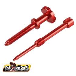   Fm-Parts üzemanyagkeverék és alapjárat állító csavar Keihin KTM/Husqvarna piros