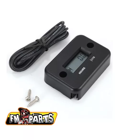 Fm-Parts univerzális üzemóra számláló fekete