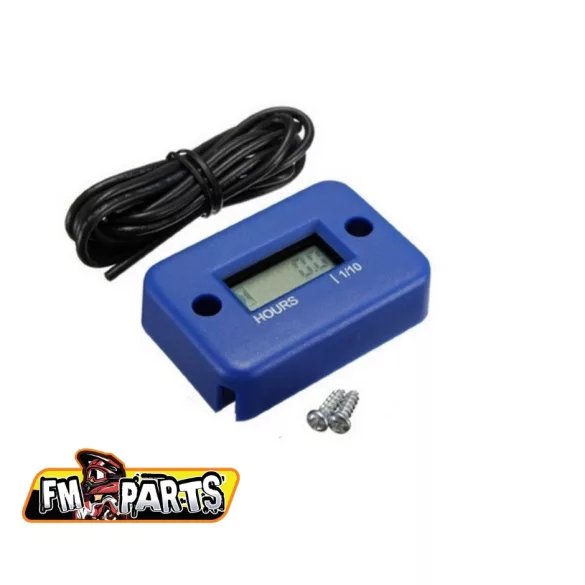 Fm-Parts univerzális üzemóra számláló kék