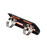 Fm-Parts Univerzális 4 Ütemű Kipufogó Védelem Fekete-narancs