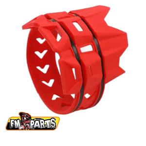 Fm-Parts kipufogódob védő - piros