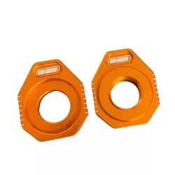   Fm-Parts hátsó tengelyállító blokkok narancssárga - KTM Husqvarna GasGas 2014-2023