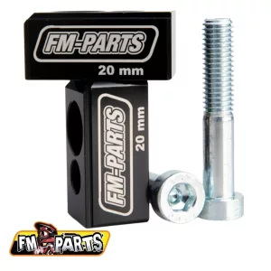 Fm-Parts kormánykiemelő KTM / HSQ / GasGas 20mm fekete