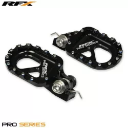   RFX Pro CNC Aluminium Trials lábtartó (fekete) Universal - Gas Gas/Beta/Sherco/Montesa