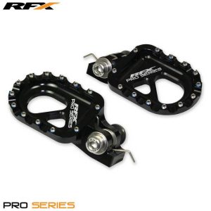 RFX Pro CNC Aluminium Trials lábtartó (fekete) Universal - Gas Gas/Beta/Sherco/Montesa