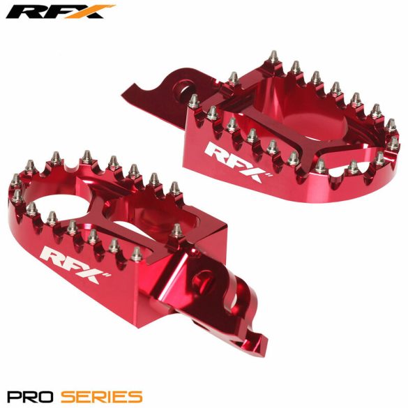 RFX Pro CNC Aluminium Trials lábtartó (PIROS) Universal - Gas Gas/Beta/Sherco/Montesa