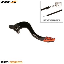  RFX Pro ST hátsó fékpedál  (H3 Black/Orange) KTM SX/SX-F 125-525 07-15 