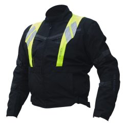GARETH Racer textil kabát rövid modell  , fekete  ,L 