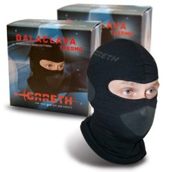 Gareth Balaklava pamut maszk ,thermoaktiv, fekete, L