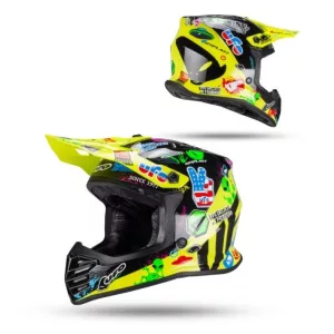 Ufo Korey  gyerek bukósisak black-fluo yellow