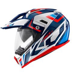 Kappa KV30 Evo enduro sisak, fehér/kék/piros S/56