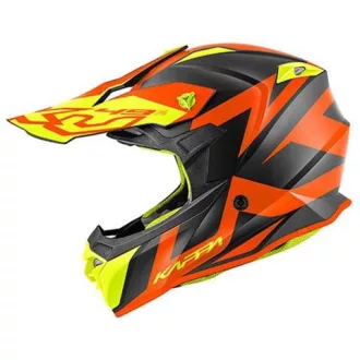   Kappa KV49 Evo Great cross bukósisak matt fekete/narancs L (60 cm) ECE 22.06