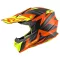 Kappa KV49 Evo Great cross bukósisak matt fekete/narancs L (60 cm) ECE 22.06
