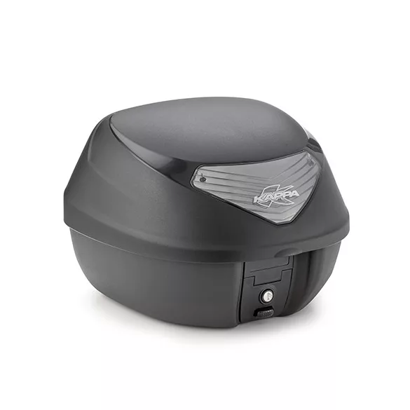 KAPPA TÚRADOBOZ (HÁTSÓ) 29L MONOLOCK K29NT FEHÉR PRIZMÁVAL (TARTALMAZZA A PLATNIT DÍSZBURKOLAT NÉLKÜL)