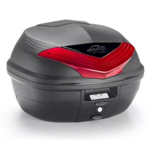 KAPPA TÚRADOBOZ (HÁTSÓ) 35L MONOLOCK K355N2 PIROS PRIZMÁVAL (PLATNIVAL) - A K355N HELYETT