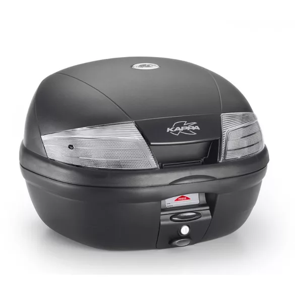 KAPPA TÚRADOBOZ (HÁTSÓ) 35L MONOLOCK K35NT2 ACTION FEHÉR PRIZMÁVAL (PLATNIVAL) (K35NT2) - A K35NT HELYETT