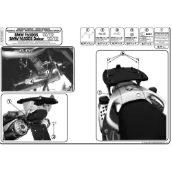   KAPPA HÁTSÓ DOBOZTARTÓ KONZOL BMW F 650GS (00-03), F 650GS DAKAR (00-03) (PLATNI NÉLKÜL)