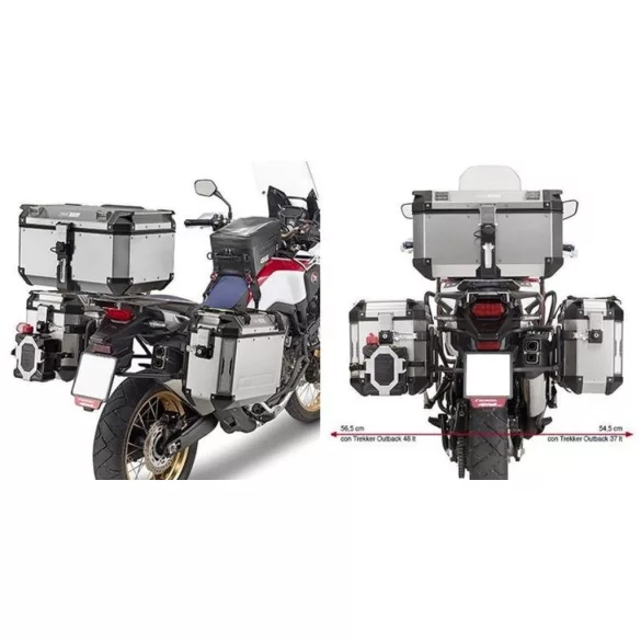 KAPPA OLDALDOBOZ TARTÓ KONZOL MONOKEY CAM SIDE HONDA CRF 1000L AFRICA TWIN (16-17) - KFR K'FORCE ÉS KVG K'VOYAGER ALU DOBOZOKHOZ