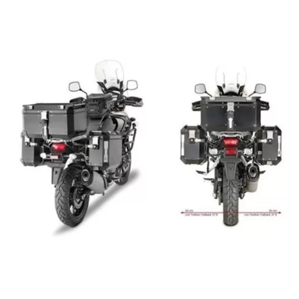 KAPPA OLDALDOBOZ TARTÓ KONZOL MONOKEY CAM SIDE SUZUKI DL 1000 V-STROM '14-'19 - KFR K'FORCE ÉS KVG K'VOYAGER ALU DOBOZOKHOZ