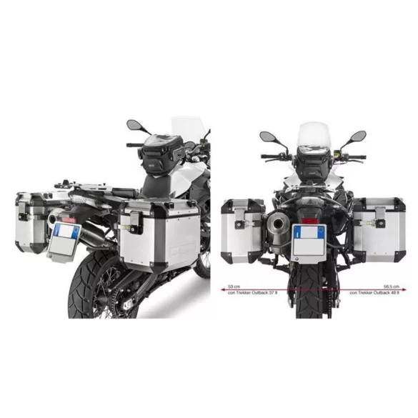 KAPPA OLDALDOBOZ TARTÓ KONZOL MONOKEY CAM SIDE BMW F 650 GS / F 800 GS (08-17), F 700 GS (13-17) - KFR K'FORCE ÉS KVG K'VOYAGER ALU DOBOZOKHOZ