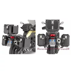   KAPPA OLDALDOBOZ TARTÓ KONZOL MONOKEY CAM SIDE BMW F 750 GS (18-23), F 800 GS (24-25), F 850 GS (18-23), F 850 GS ADVENTURE (19) - KFR K'FORCE ÉS KVG K'VOYAGER ALU DOBOZOKHOZ