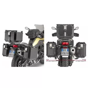 KAPPA OLDALDOBOZ TARTÓ KONZOL MONOKEY CAM SIDE BMW F 750 GS (18-23), F 800 GS (24-25), F 850 GS (18-23), F 850 GS ADVENTURE (19) - KFR K'FORCE ÉS KVG K'VOYAGER ALU DOBOZOKHOZ