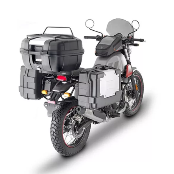 KAPPA OLDALDOBOZ TARTÓ KONZOL MONOKEY ROYAL ENFIELD SCRAM 411 '22-'24 - SZINTÉN JÓ A MONOKEY RETRO-FIT KVE K'VENTURE ALU ÉS KMS K'MISSION ALU DOBOZOKHOZ IS