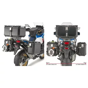 KAPPA OLDALDOBOZ TARTÓ KONZOL MONOKEY CAM SIDE HONDA CRF 1100L AFRICA TWIN '20-'25 ADVENTURE SPORTS '20-'25 - KFR K'FORCE ÉS KVG K'VOYAGER ALU DOBOZOKHOZ