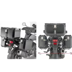   KAPPA OLDALDOBOZ TARTÓ KONZOL MONOKEY CAM SIDE SUZUKI V-STROM 1050 XT/DE/SE '20-'25 - KFR K'FORCE ÉS KVG K'VOYAGER ALU DOBOZOKHOZ - HELYETTESÍTI A KLO3117CAM-OT