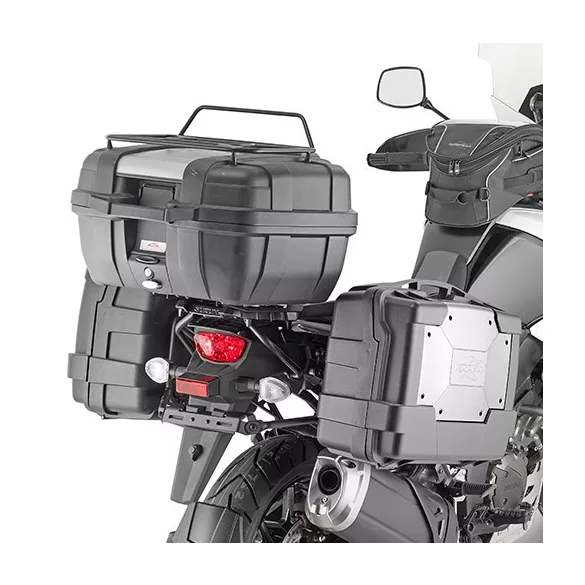 KAPPA OLDALDOBOZ TARTÓ KONZOL MONOKEY SUZUKI V-STROM 1050 XT/DE/SE '20-'25 - SZINTÉN JÓ A MONOKEY RETRO-FIT KVE K'VENTURE ALU ÉS KMS K'MISSION ALU DOBOZOKHOZ IS - HELYETTESÍTI A KLO3117MK-T