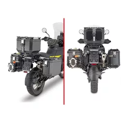   KAPPA OLDALDOBOZ TARTÓ KONZOL MONOKEY TRIUMPH TIGER 1200 GT '22-'25 - SZINTÉN JÓ A MONOKEY RETRO-FIT KVE K'VENTURE ALU ÉS KMS K'MISSION ALU DOBOZOKHOZ IS