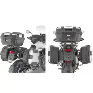 KAPPA OLDALDOBOZ TARTÓ KONZOL MONOKEY TRIUMPH TIGER 900 '20-'25 - SZINTÉN JÓ A MONOKEY RETRO-FIT KVE K'VENTURE ALU ÉS KMS K'MISSION ALU DOBOZOKHOZ IS