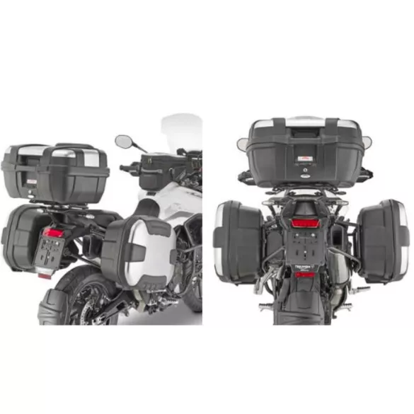 KAPPA OLDALDOBOZ TARTÓ KONZOL MONOKEY TRIUMPH TIGER 900 '20-'25 - SZINTÉN JÓ A MONOKEY RETRO-FIT KVE K'VENTURE ALU ÉS KMS K'MISSION ALU DOBOZOKHOZ IS