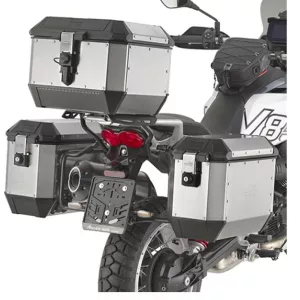 KAPPA OLDALDOBOZ TARTÓ KONZOL MONOKEY MOTO GUZZI V85 TT '24-'25 - SZINTÉN JÓ A MONOKEY RETRO-FIT KVE K'VENTURE ALU ÉS KMS K'MISSION ALU DOBOZOKHOZ IS