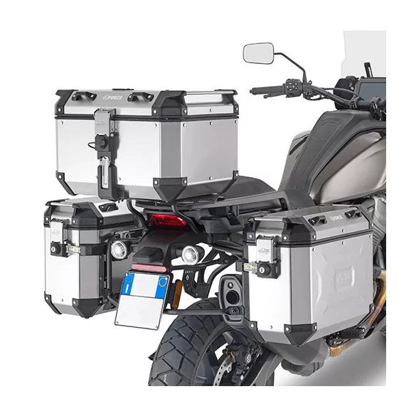 KAPPA OLDALDOBOZ TARTÓ KONZOL MONOKEY CAM SIDE HARLEY-DAVIDSON PAN AMERICA 1250 (21) - KFR K'FORCE ÉS KVG K'VOYAGER ALU DOBOZOKHOZ