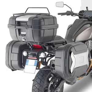 KAPPA OLDALDOBOZ TARTÓ KONZOL MONOKEY HARLEY-DAVIDSON PAN AMERICA 1250 (21-25) - SZINTÉN JÓ A MONOKEY RETRO-FIT KVE K'VENTURE ALU ÉS KMS K'MISSION ALU DOBOZOKHOZ IS