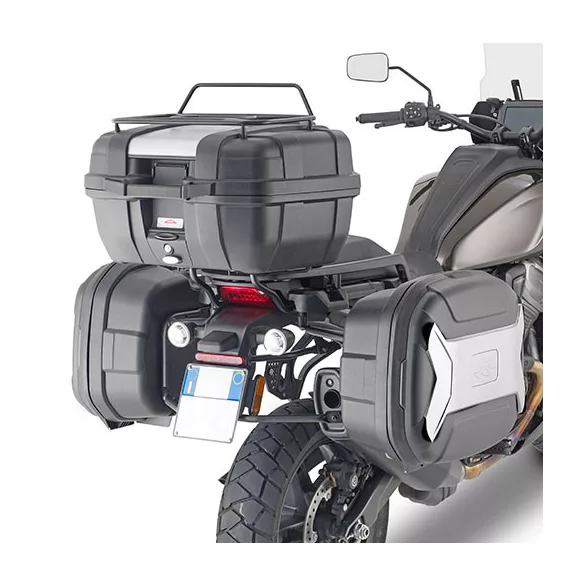 KAPPA OLDALDOBOZ TARTÓ KONZOL MONOKEY HARLEY-DAVIDSON PAN AMERICA 1250 (21-25) - SZINTÉN JÓ A MONOKEY RETRO-FIT KVE K'VENTURE ALU ÉS KMS K'MISSION ALU DOBOZOKHOZ IS