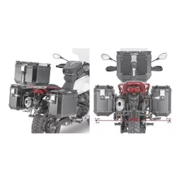   KAPPA GYORSKIOLDÓS OLDALDOBOZ TARTÓ KONZOL MONOKEY CAM SIDE MOTO GUZZI V85 TT '19-'23 - KFR K'FORCE ÉS KVG K'VOYAGER ALU DOBOZOKHOZ