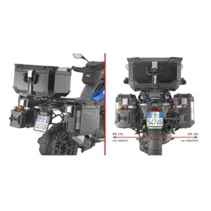 KAPPA OLDALDOBOZ TARTÓ KONZOL MONOKEY CAM SIDE BMW R 1300 GS '24-'25 - KVG K'VOYAGER ALU DOBOZOKHOZ ( JOBB OLDALI KVGS33 SÜLLYESZTETT VÁLTOZATHOZ )