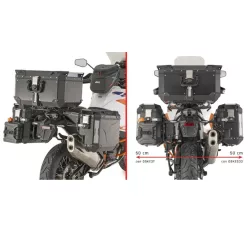   KAPPA OLDALDOBOZ TARTÓ KONZOL MONOKEY CAM SIDE KTM 1290 SUPER ADVENTURE R / S '21-'25 - KVG K'VOYAGER ALU DOBOZOKHOZ ( JOBB OLDALI KVGS33 SÜLLYESZTETT VÁLTOZATHOZ )