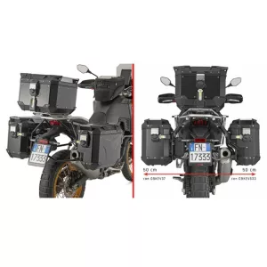 KAPPA OLDALDOBOZ TARTÓ KONZOL MONOKEY CAM SIDE KOVE 800 X PRO '24-'25 - KVG K'VOYAGER ALU DOBOZOKHOZ ( JOBB OLDALI KVGS33 SÜLLYESZTETT VÁLTOZATHOZ )