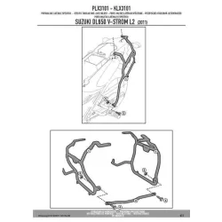   KAPPA MONOKEY SIDE OLDALKONZOL SUZUKI DL 650 V-STROM (11-16) - CSAK K33N K'ROAD DOBOZOKHOZ